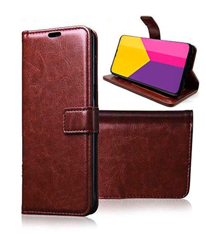 Vintage Flip Cover Leather Case Leather Wallet Stand