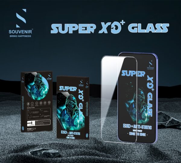 Souvenir Super XD+ Tempered Glass For All Mobiles Full Coverage