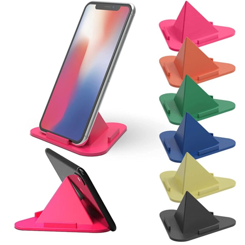 Desktop Stand Mobile Phone Pyramid Shape Holder Desktop Stand (Multicolor