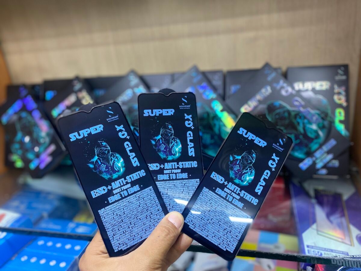 Souvenir Super XD+ Tempered Glass For All Mobiles Full Coverage