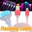 Metal usb light charging cable v8