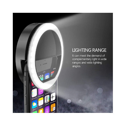 DeMetter 8 Inch Dimmable LED Selfie Ring Light