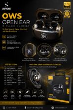 SOUVENIR TWS OWS Open-Ear Wireless Headset with Digital Battery Display, Bluetooth 5.4 & Magnetic Charging Case