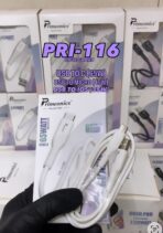 Primeonics PRI-116 Edge Guard Fast Charging Data Cable – USB to C / USB to Micro / USB to iOS