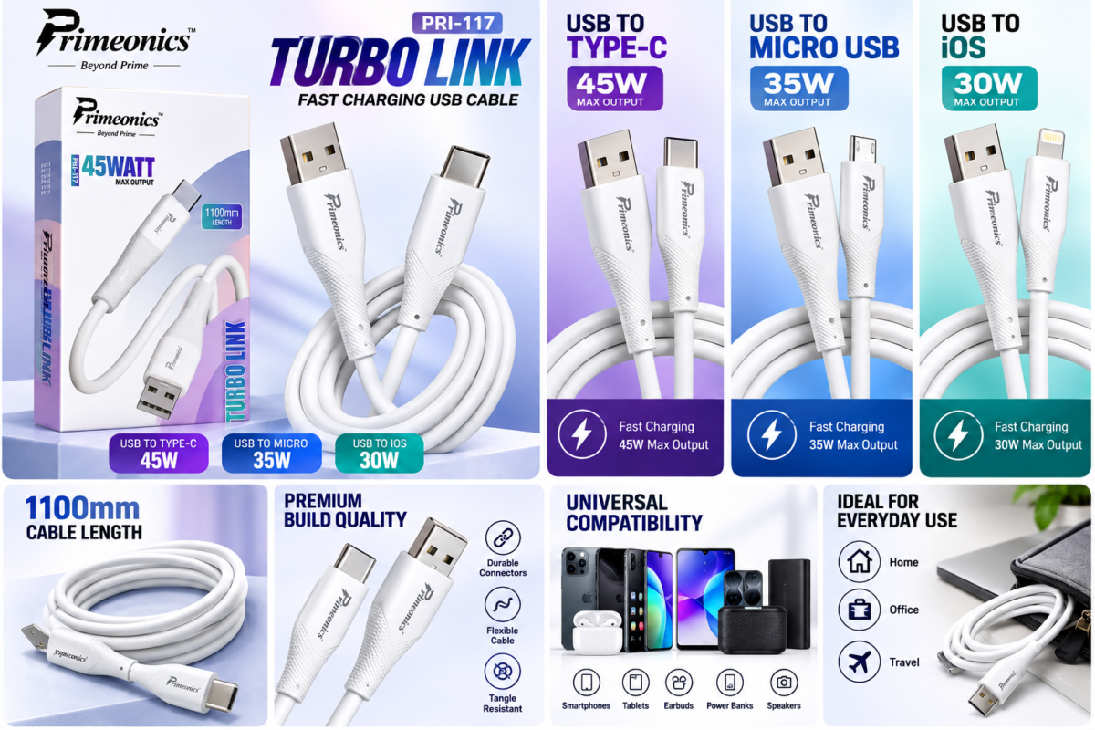 Primeonics Turbo Link Cable Collection